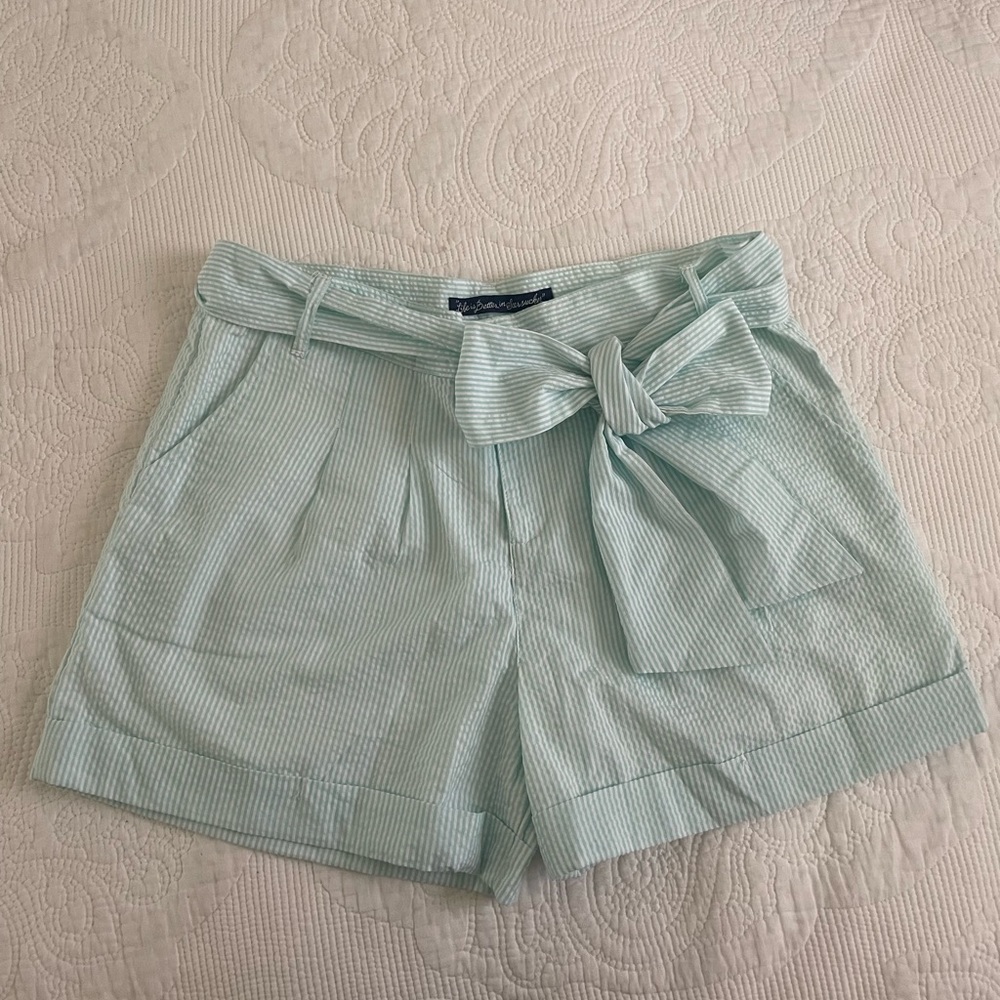 Lauren James shorts with tie belt